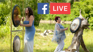 Gong kúpeľ, živé vysielanie cez Facebook live